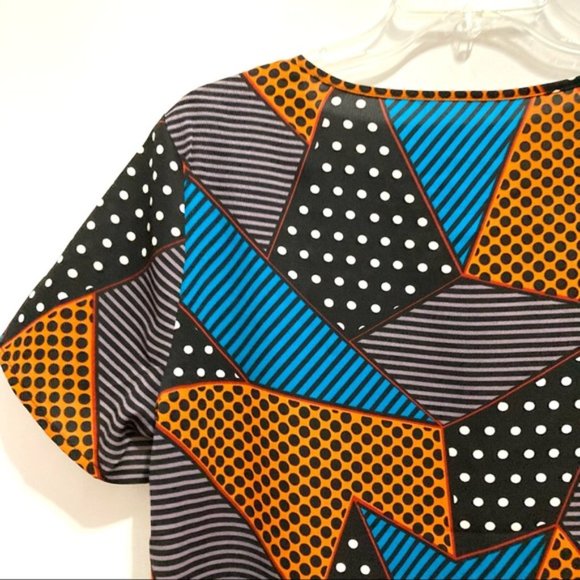 Geo & Polka Dot Print Top - Picture 7 of 10